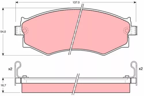 Brake Pad Set, disc brake
