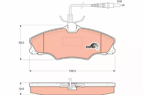 Brake Pad Set, disc brake