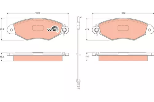 Brake Pad Set, disc brake