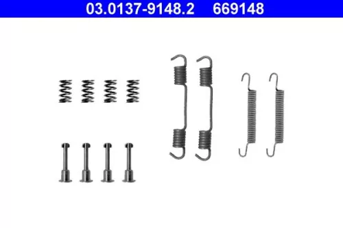 Accessory Kit, parking brake shoes