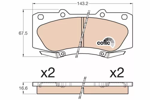 Brake Pad Set, disc brake