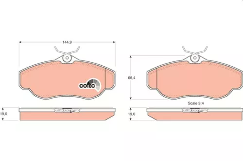 Brake Pad Set, disc brake