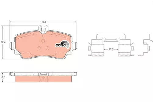 Brake Pad Set, disc brake