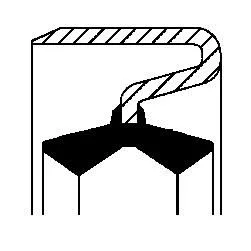 Seal Ring, steering knuckle