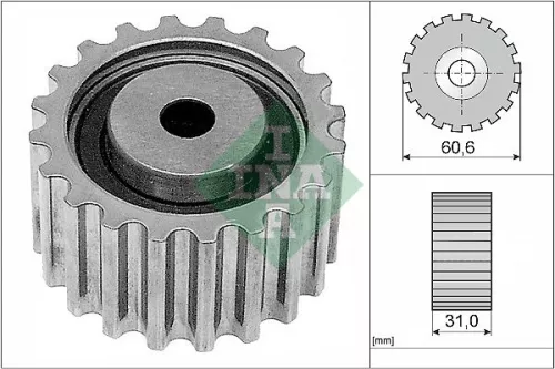Deflection Pulley/Guide Pulley, timing belt