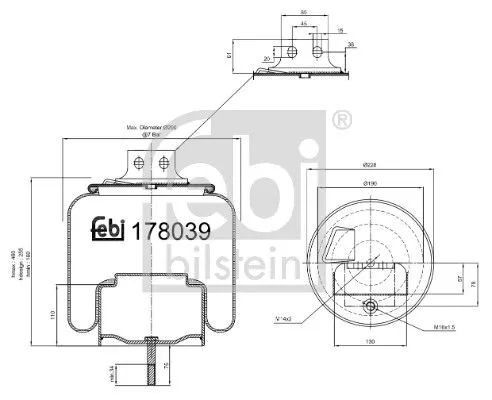 Bellow, air suspension