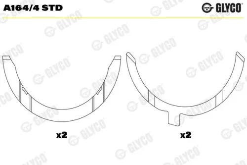 Thrust Washer, crankshaft