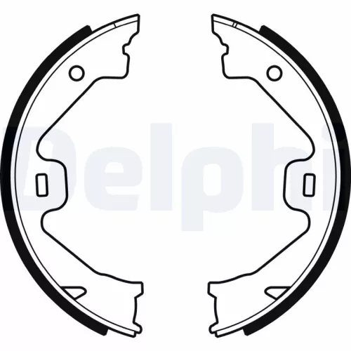 Brake Shoe Set, parking brake