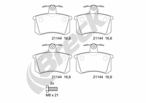 Brake Pad Set, disc brake