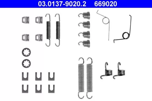 Accessory Kit, brake shoes