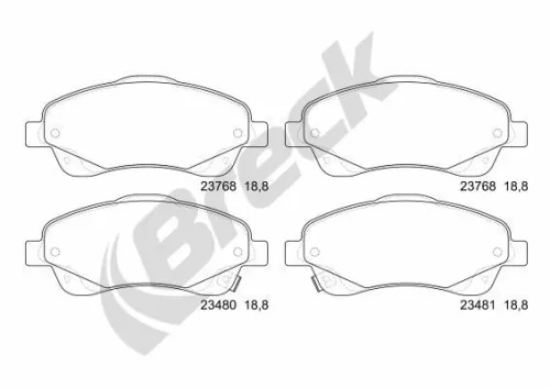 Brake Pad Set, disc brake