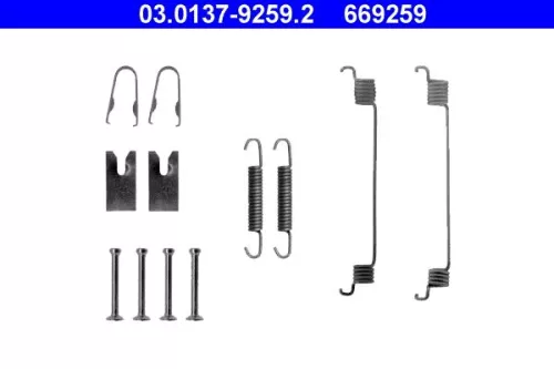 Accessory Kit, brake shoes