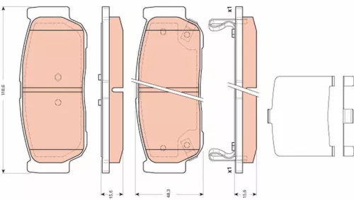 Brake Pad Set, disc brake