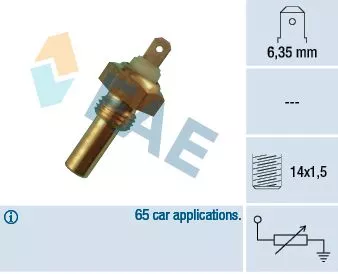 Sensor, coolant temperature