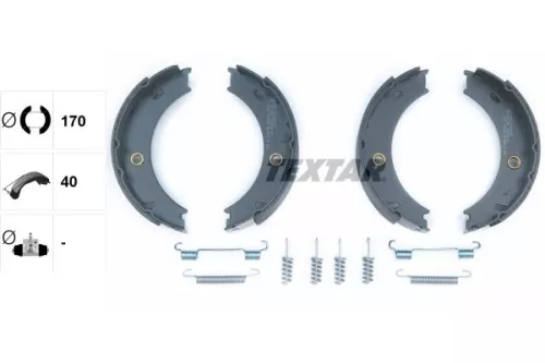 Brake Shoe Set, parking brake
