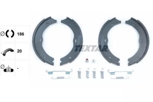 Brake Shoe Set, parking brake