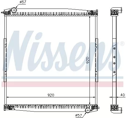Radiator, engine cooling