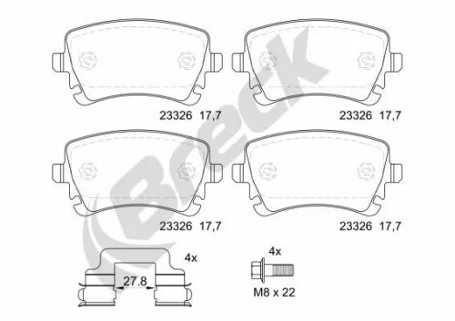 Brake Pad Set, disc brake