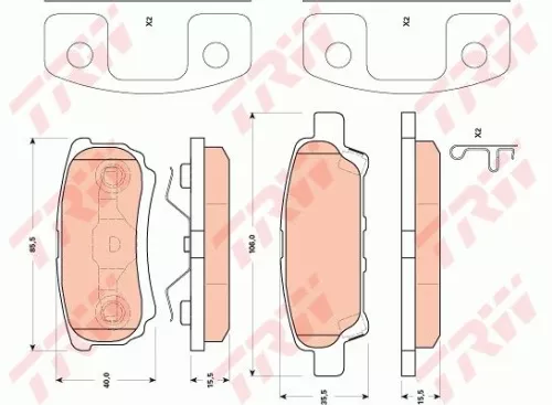 Brake Pad Set, disc brake