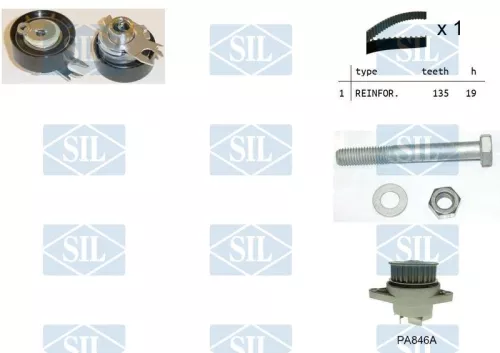 Water Pump & Timing Belt Kit