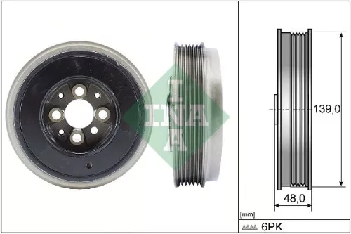 Belt Pulley, crankshaft