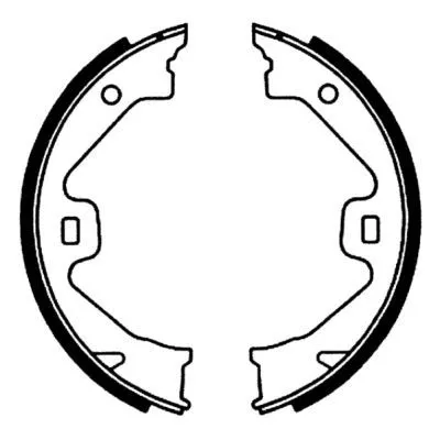 Brake Shoe Set, parking brake