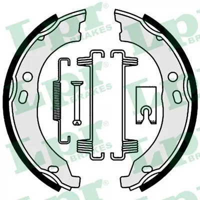 Brake Shoe Set, parking brake