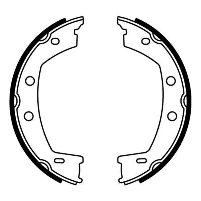 Brake Shoe Set, parking brake