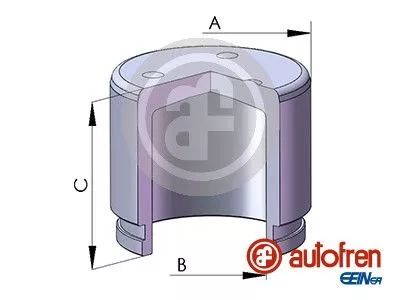 Piston, brake caliper