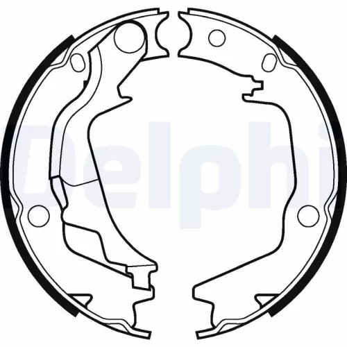 Brake Shoe Set, parking brake