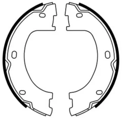 Brake Shoe Set, parking brake