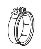 Clamping Piece, exhaust system