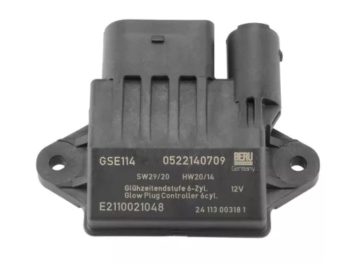 Control Unit, glow time