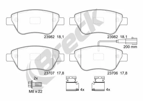 Brake Pad Set, disc brake