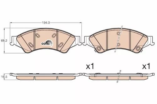 Brake Pad Set, disc brake
