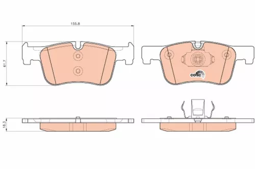 Brake Pad Set, disc brake