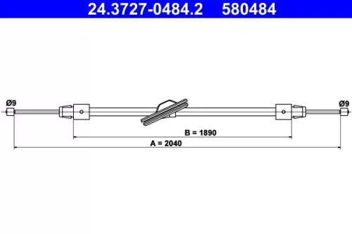 Cable Pull, parking brake