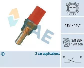 Temperature Switch, radiator fan