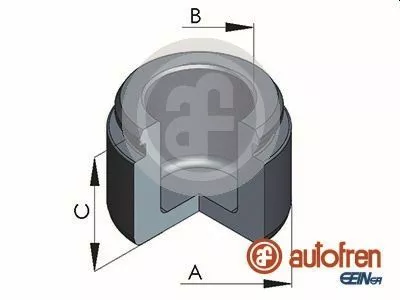 Piston, brake caliper