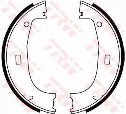 Brake Shoe Set, parking brake