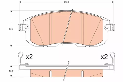 Brake Pad Set, disc brake
