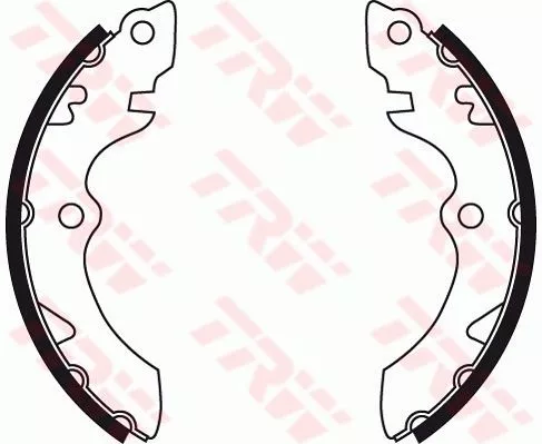 Brake Shoe Set, parking brake