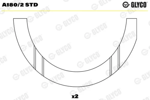 Thrust Washer, crankshaft