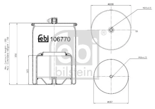 Bellow, air suspension
