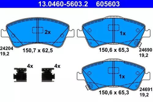 Brake Pad Set, disc brake