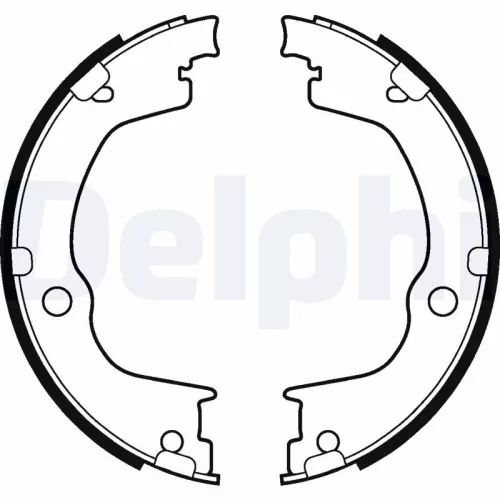 Brake Shoe Set, parking brake