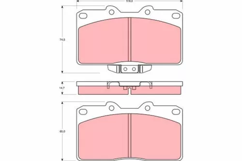Brake Pad Set, disc brake