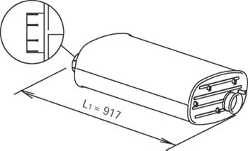 Centre/Rear Muffler