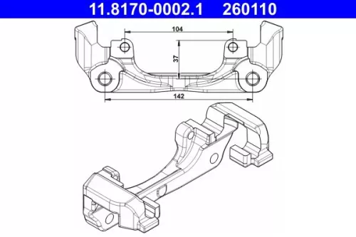 Bracket, brake caliper