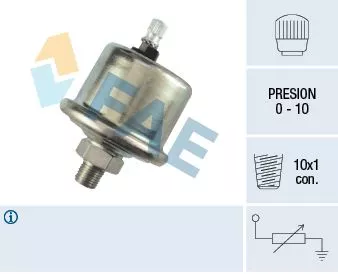 Sensor, oil pressure